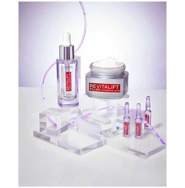 L'Oreal Paris Kasdienio kremo nuo senėjimo "RevitaLift Filler" [HA] 50 ml