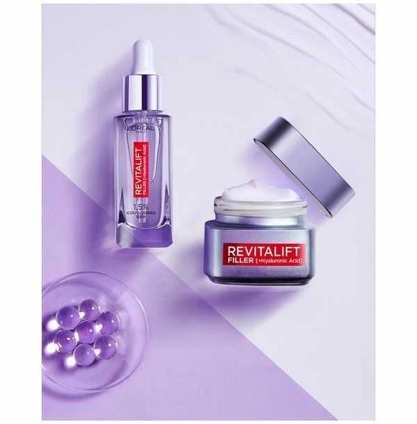 L'Oreal Paris Kasdienio kremo nuo senėjimo "RevitaLift Filler" [HA] 50 ml