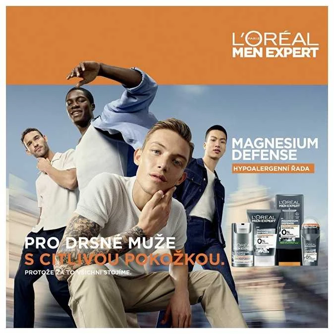 L'Oréal Paris Men Expert Magnesium Defence Day Kreminis vyrams, 50 ml
