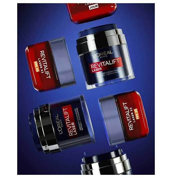 L'Oréal Paris Revitalift lazerinis Pressed-Kreminis Night Night Skin Kreminis moterims, 50 ml