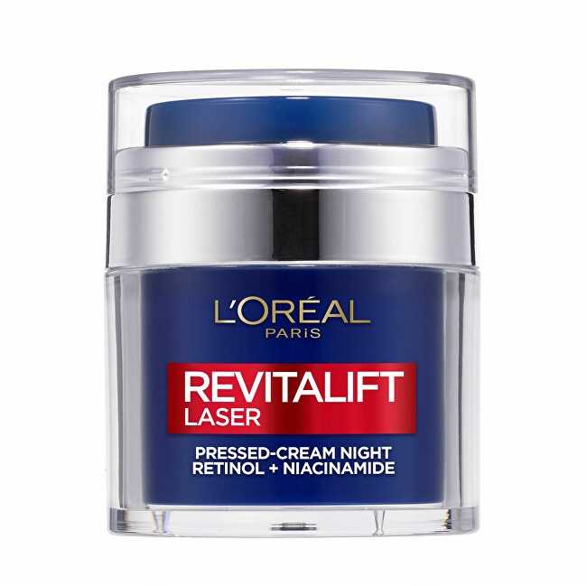 L'Oréal Paris Revitalift lazerinis Pressed-Kreminis Night Night Skin Kreminis moterims, 50 ml