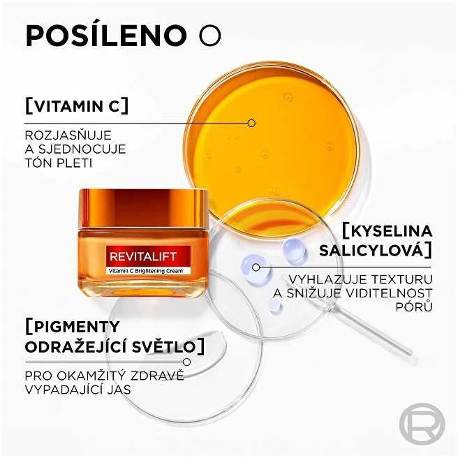 L'Oréal Paris Revitalift Vitamin C Brightening kreminis Day Kreminis