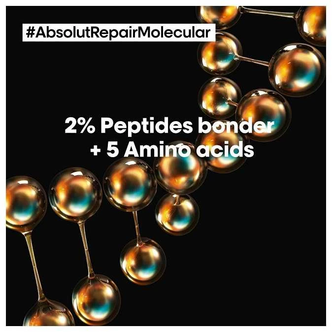 Nenuplaunama kaukė labai pažeistiems plaukams L'oreal Professionnel Absolut Repair Molecular Leave-in Mask 100ml