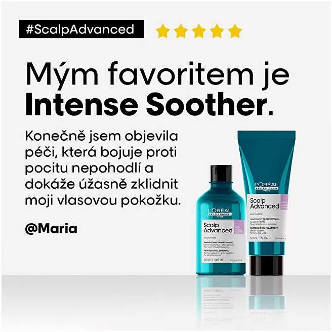 Raminanti priemonė jautriai galvos odai L'oreal Professionnel Scalp Advanced Anti-Discomfort Intense Soothing Treatment 200ml