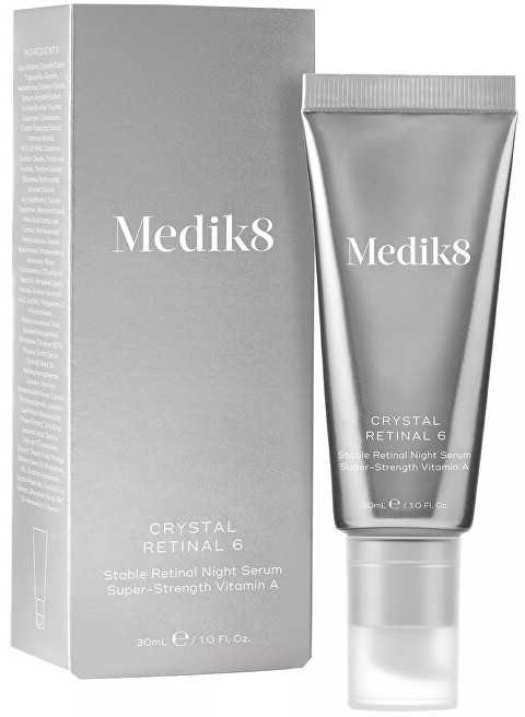 Medik8 "Crystal Retinal Night Serum 6" (tinklainės naktinis serumas) 30 ml