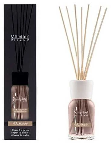 Millefiori Milano Aromatinis difuzorius "Natura l Silk" - ryžių milteliai 100 ml