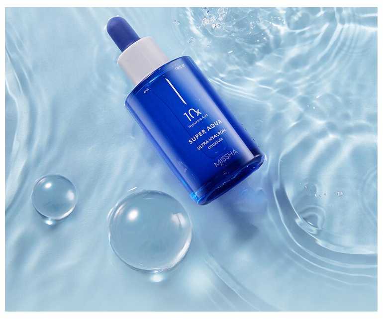 Missha drėkinamasis odos serumas Super Aqua (Ultra Hyalron Ampoule) 47 ml