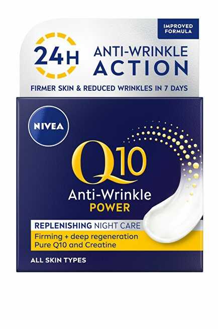 Nivea Stangrinamasis naktinis kremas nuo raukšlių Q10 Power 50 ml