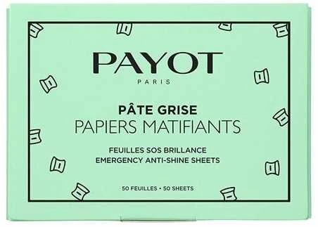 Payot Pâte Grise SOS Matifying Papers Gloss servetėlės sugeriančios riebalų perteklių ir akimirksniu matinanti odą 10x50 vnt