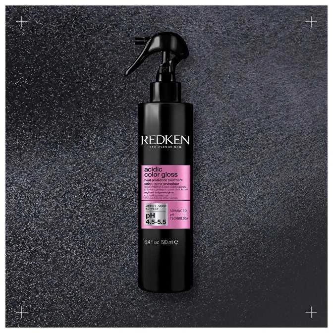 Redken Acidic Color Gloss Protector Térmico Sin Aclarado, 190 ml