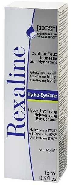 Rexaline 3D Hydra-Eyzone Hyper-Hydrating Rejuvenating Eye Contour Purškiklis, 15 ml