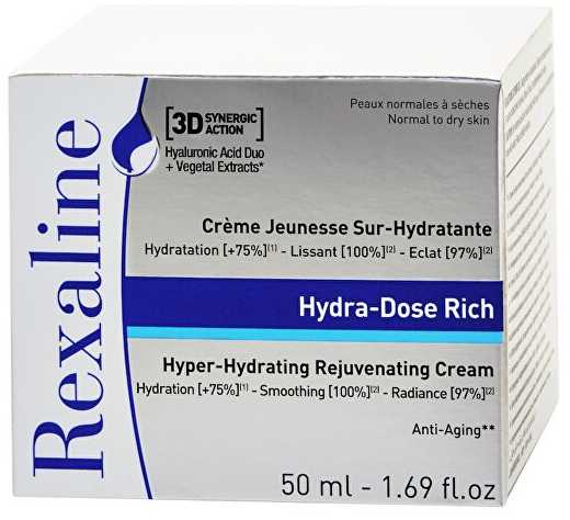 "Rexaline 3D Hydra-Dose Rich Hyper-hydrating Rejuvenating Kreminis" atnaujinantis kremas 50ml