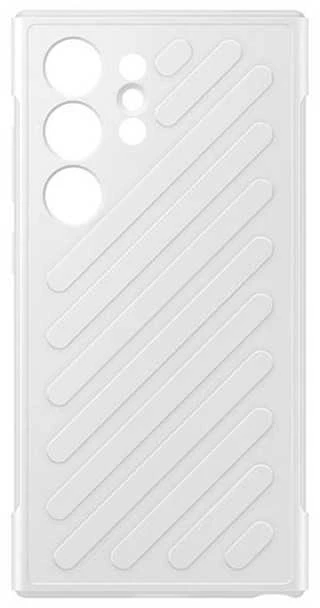 Dėklas „Samsung Galaxy S24 Ultra Shield“ dangtelis šviesiai pilkas
