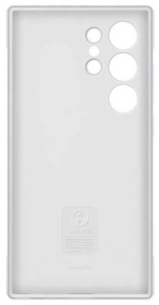 Dėklas „Samsung Galaxy S24 Ultra Shield“ dangtelis šviesiai pilkas