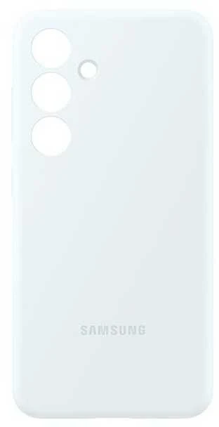 Dėklas Samsung Galaxy S24 silikoninis dangtelis Baltas