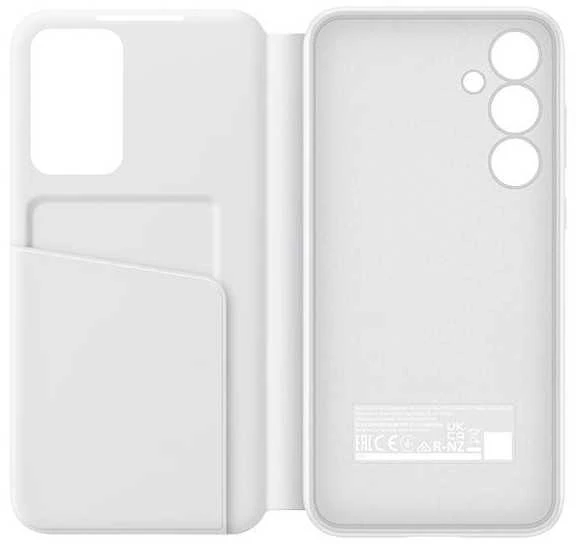 ZA556CWEGWW Smart View piniginės dėklas, skirtas Samsung Galaxy A55 Baltas (Baltas)