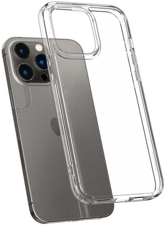 Spigen Ultra Hybrid dėklas skirtas Samsung Galaxy S23 Ultra, spalva - Crystal Clear