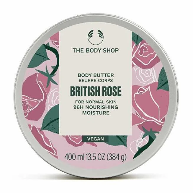 "The Body Shop" kūno sviestas normaliai odai "British Rose" (kūno sviestas) 200 ml