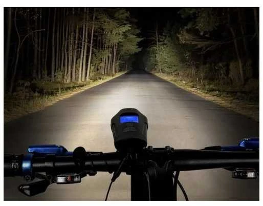 Trizand LED dviračio žibintas su skaitikliu 23680