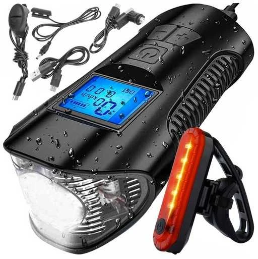 Trizand LED dviračio žibintas su skaitikliu 23680