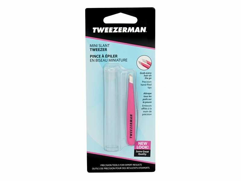 Tweezerman Pincetas Slant Mini Rožinė