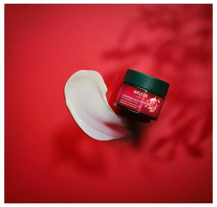 Weleda Pomegranate Firming Night Kreminis Night Skin Kreminis moterims, 40 ml