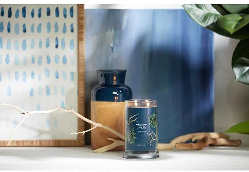 Yankee Candle Aromatinė žvakė Signature tumbler large Bayside Cedar 567 g