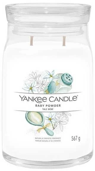 Yankee Candle Aromatinė žvakė Signature large glass Baby Powder 567 g