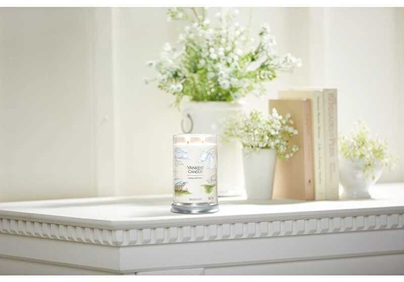 Yankee Candle Aromatinė žvakė Signature tumbler large Clean Cotton 567 g