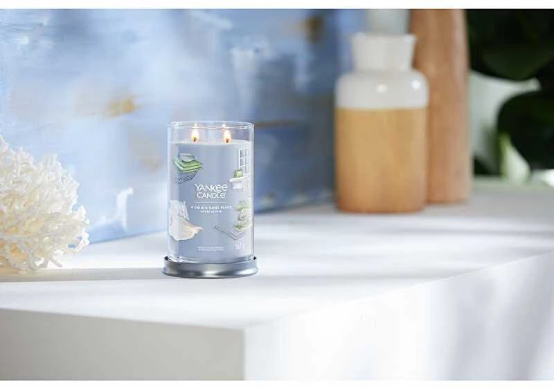 Yankee Candle Aromatinė žvakė Signature tumbler large Calm - Quiet Place 567 g