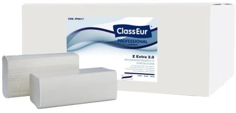 Centralcarta ClassEur Z MINI popieriniai rankšluosčiai servetėlėmis, 2sl. (25pak.)