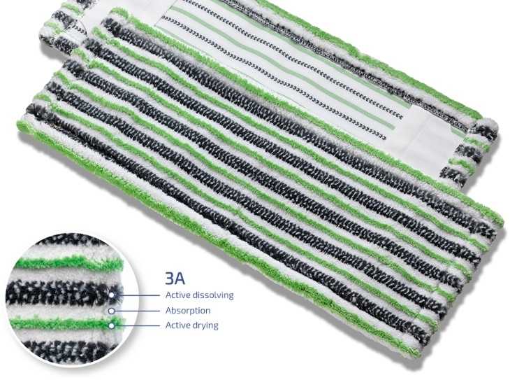 Mopptex Grindų šluostė Microfibra Premium 3A (40cm/50cm) - 40cm
