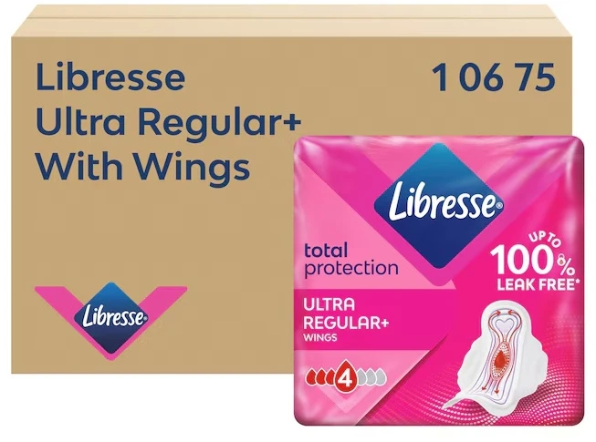 Libresse Ultra Regular+ Wings higieniniai paketai Tork P1 sistemai, 2 × 150 vnt., 10675