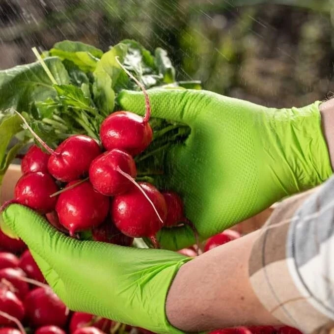 Mercator Medical Mercator GoGrip nitrilo pirštinės, žalios (50vnt.) - L