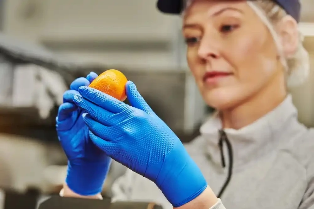 Mercator Medical Mercator GoGrip nitrilo pirštinės, mėlynos (50vnt.) - XXL