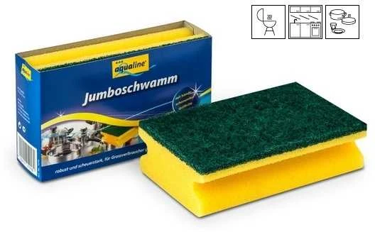 Mopatex aQualine Grip XXL kempinė su nagų apsauga 150x90x45mm