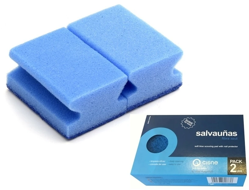 Mopatex Kempinėlės jautrioms dangoms Cisne SOFT Mėlynas 7x9x4.5cm - 2 x 36pak. (72vnt.)