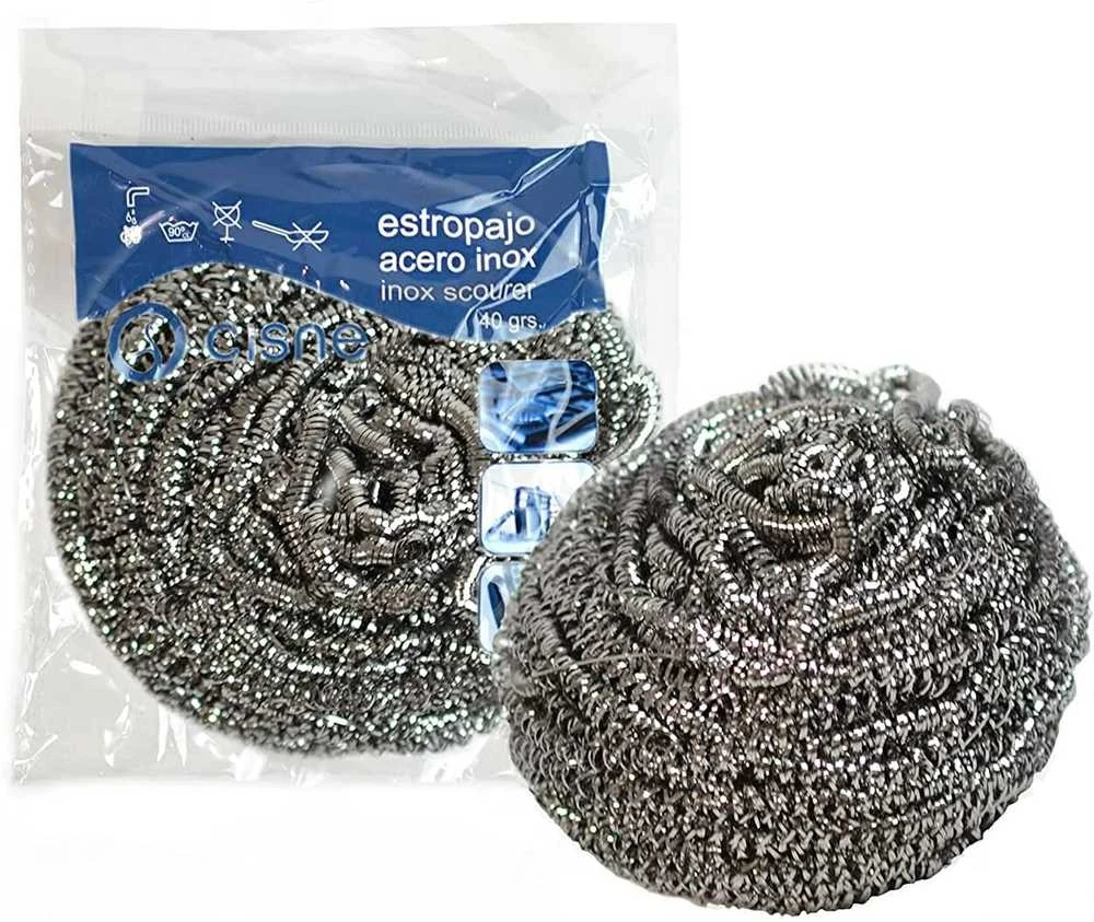 Mopatex Cisne Inox spiralinis šveistukas, 40g (minkštas) - 10vnt.