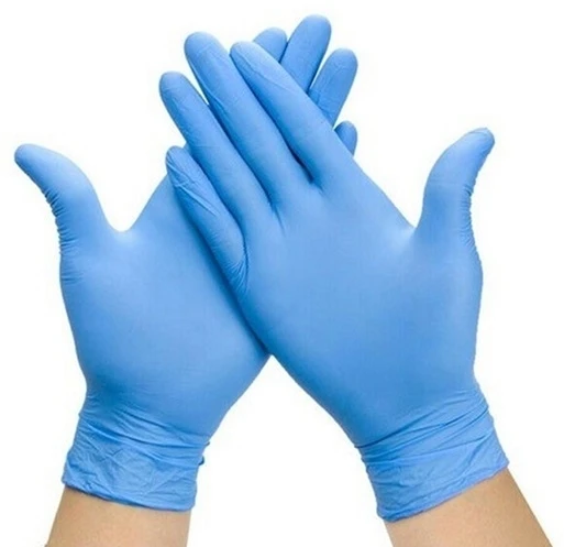 Santex Nitriflex Mėlyna - vienkartinės nitrilinės pirštinės, mėlynos, 3.5g (100vnt.) - S