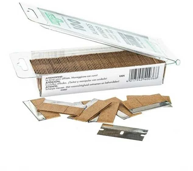 Unger stiklo grandiklio ašmenys 4cm (100vnt.)