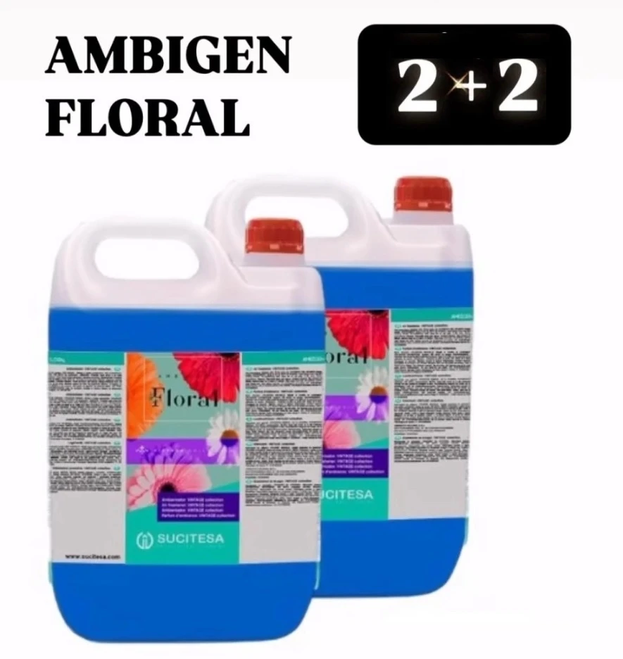 Sucitesa Ambigen Floral purškiamas kvapas patalpoms 5 L – AKCIJA 2+2 NEMOKAMAI