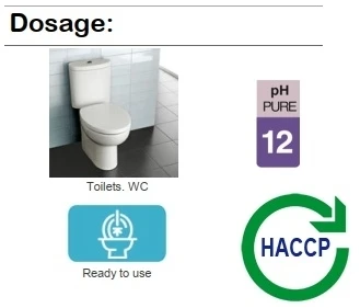 Sucitesa Aquagen Chlor WC tualetų ir keramikos valymo priemonė su chloru - 1L