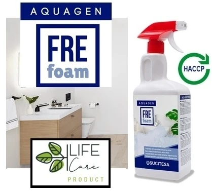 Sucitesa Aquagen FRE Foam kvapnus vonios kambario valiklis (aktyvios putos) - 750ml