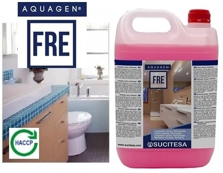 Sucitesa Aquagen FRE rūgštinis sanitarinių patalpų valiklis (koncentratas) - 5L