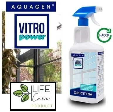 Sucitesa Aquagen Vitro Power stiklo valiklis (veganiškas) - 1L