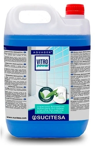 Sucitesa Aquagen Vitro Power stiklo valiklis (veganiškas) - 1L