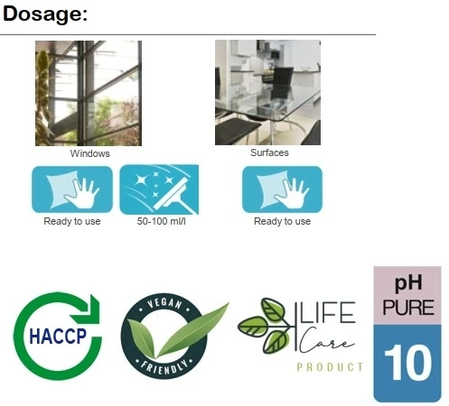 Sucitesa Aquagen Vitro Power stiklo valiklis (veganiškas) - 1L