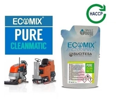 Sucitesa Ecomix Pure CleanMatic grindų ploviklis plovimo mašinoms (koncentratas) - 24 MINI (koncentratai)