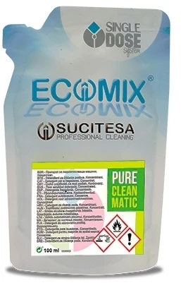 Sucitesa Ecomix Pure CleanMatic grindų ploviklis plovimo mašinoms (koncentratas) - 24 MINI (koncentratai)