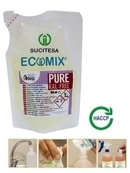 Sucitesa Ecomix Pure Kal-Free higieniškas nukalkintojas (koncentratas) - 12vnt. MINI + ERGO buteliukas NEMOKAMAI